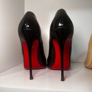 Christian Louboutin Black Heels with Red Soles